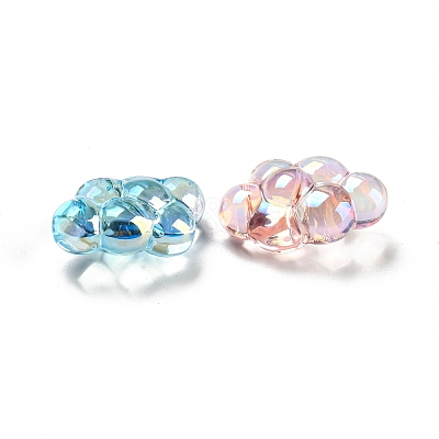 Transparent Acrylic Beads MACR-K353-36-1