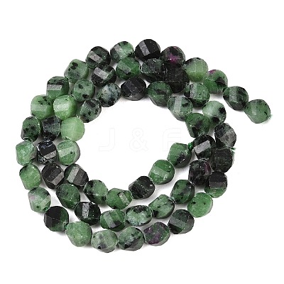 Natural Ruby in Zoisite Beads Strands G-P611-C22-01-1