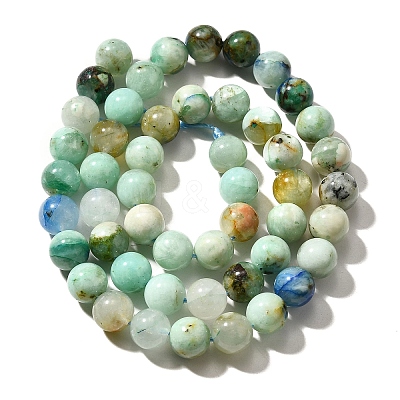 Natural Chrysocolla Beads Strands G-F784-A01-01-1