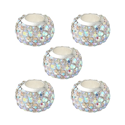 304 Stainless Steel European Beads CPDL-YW0001-01-1