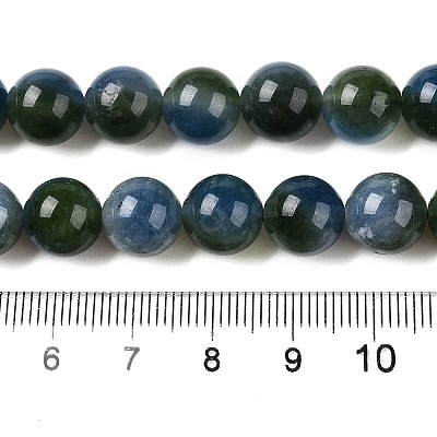 Dyed Natural White Jade Beads Strands G-T138-10mm-210-2-1