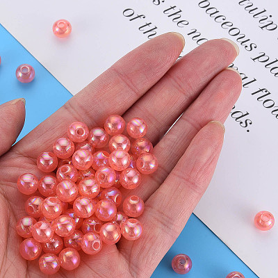 Imitation Jelly Acrylic Beads LS-MACR-S373-66-E03-1