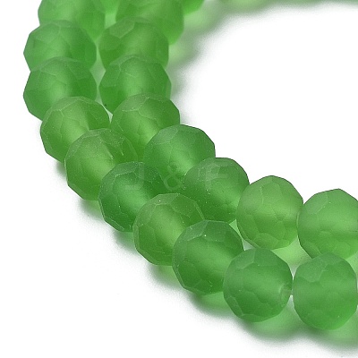 Transparent Glass Beads Strands EGLA-A034-T8mm-MD11-1