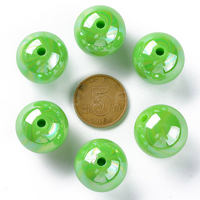 Opaque Acrylic Beads MACR-S370-D20mm-24-1