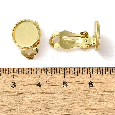316 Stainless Steel Clip-on Earring Findings STAS-I187-02E-G-1