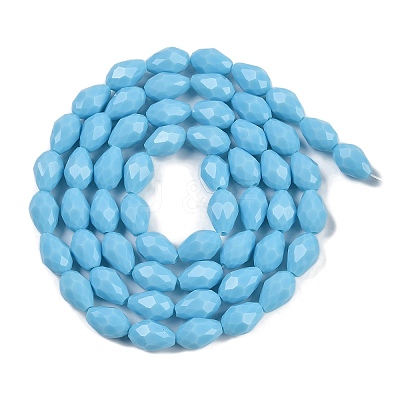 Opaque Solid Color Beads Strands EGLA-N013-P10mm-D10-1