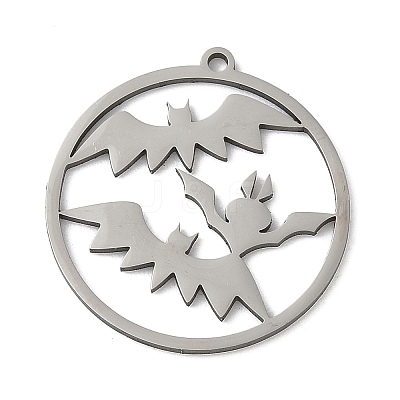 201 Stainless Steel Pendants STAS-G366-02P-05-1