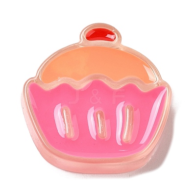 Translucent Resin Imitation Food Decoden Cabochons RESI-H147-01L-1