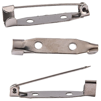 Iron Brooch Findings E021Y-B-1