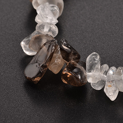Chips Gemstone Beaded Stretch Bracelets BJEW-JB01825-06-1