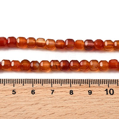 Natural Red Agate Beads Strands G-F797-A18-01-1