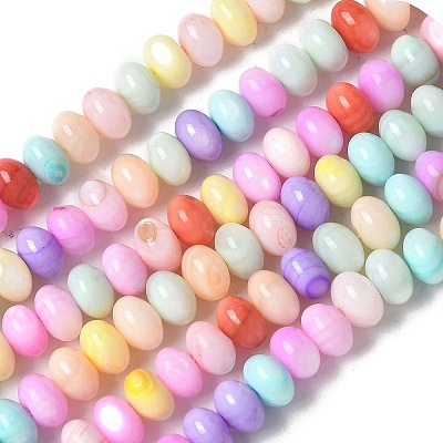 Natural Freshwater Shell Beads Strands SSHEL-C013-07E-1