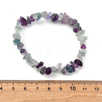 Chips Natural & Synthetic Gemstone Beaded Stretch Bracelets BJEW-JB01826-1