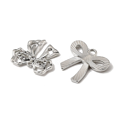 Alloy with Crystal Rhinestone Pendants AL-CBAF9DF-04-1