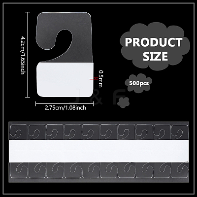 Self Adhesive PET Hanging Tabs CDIS-WH0816-01C-1