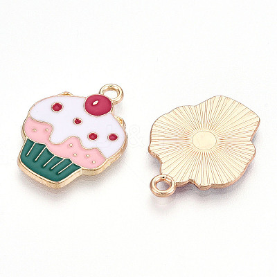 Eco-Friendly Alloy Enamel Pendants ENAM-Q437-017-NR-1