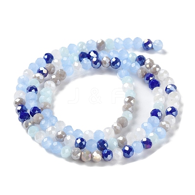 Glass Beads Strands EGLA-A034-M4mm-40-1