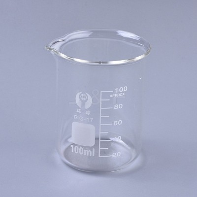 Glass Beaker Measuring Cups TOOL-WH0079-52D-1