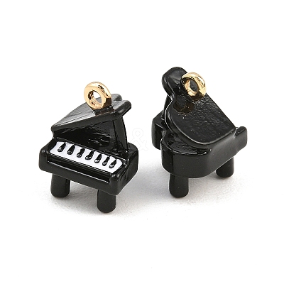 Alloy Enamel Pendants AL-CBA1F11-05G-B-1