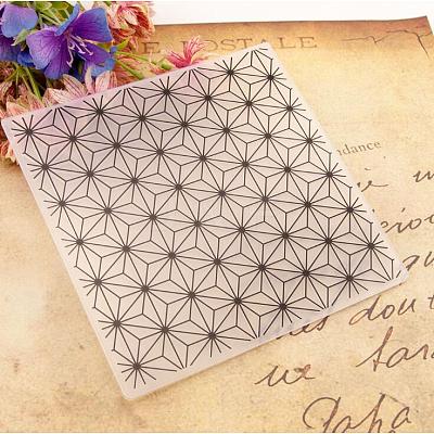 Plastic Fondant Stencil DIY-WH0221-04F-1