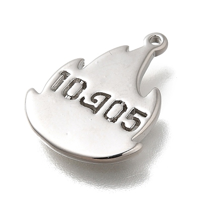 Brass Pendants KK-Q035-04P-1