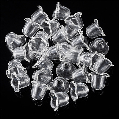 30Pcs Acrylic Bead Caps for Wind Chimes Making TACR-TA0001-69F-1