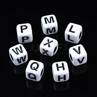 Opaque Acrylic Beads SACR-S273-35E-01-1