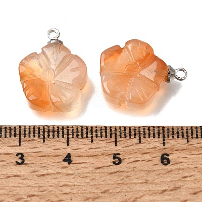 Natural Carnelian Pendants GG-CBA487A-01P-02-1