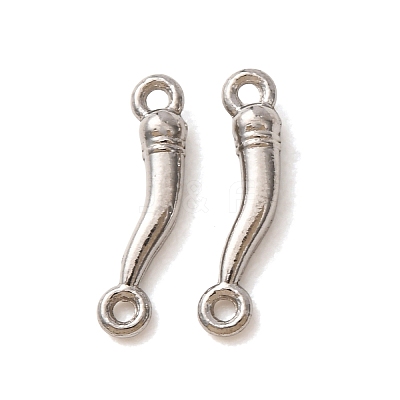 304 Stainless Steel Connector Charms STAS-N124-62P-1