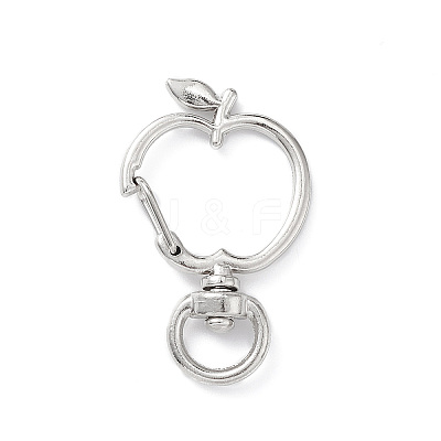 Apple Alloy Swivel Clasps FIND-L012-02P-1