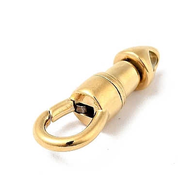 304 Stainless Steel Swivel  Clasps X-STAS-C056-03G-1