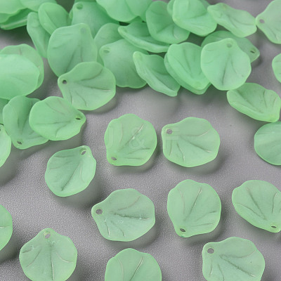 Transparent Frosted Acrylic Pendants MACR-S371-02A-733-1