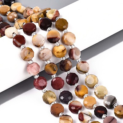 Natural Mookaite Beads Strands G-B153-B19-1