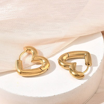 304 Stainless Steel Hoop Earrings SA-CBA46AF-26G-01-1