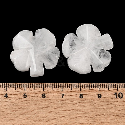 Natural Quartz Crystal Carved Clover Display Decorration GG-CBA6D08-D10-1