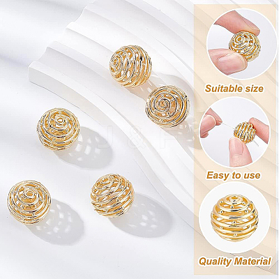 Brass Beads KK-BC0008-86-1