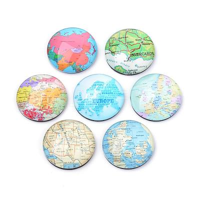 Fridge Magnets Glass Decorations GGLA-Q051-50mm-097-1
