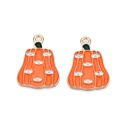 Halloween Theme Alloy Enamel Pendants ENAM-T020-07D-1