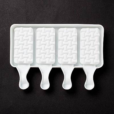 Food Grade DIY Rectangle Ice-cream Silicone Molds LS-DIY-D062-05B-1