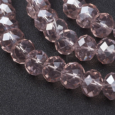 Glass Beads Strands X-GR10MMY-39L-1