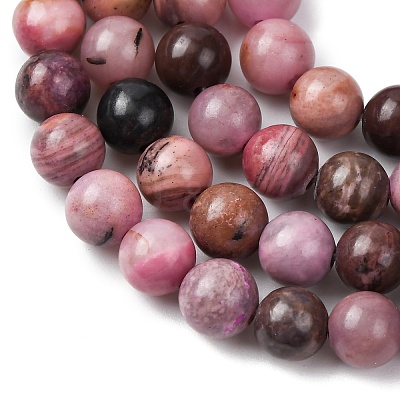 Natural Rhodonite Beads Strands LS-G-G828-02-6mm-1