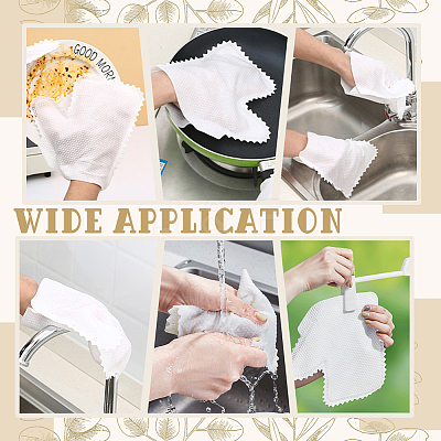 80Pcs Non-woven Fabrics Disposable Gloves AJEW-GO0005-18-1