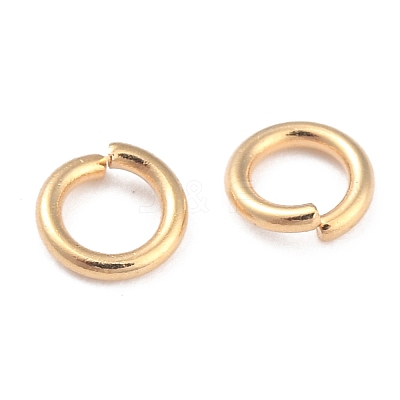 Rack Plating Brass Open Jump Rings X-KK-O139-18J-G-1