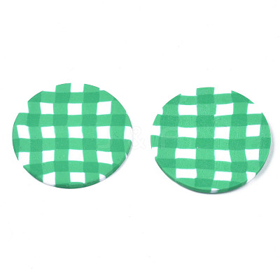 Handmade Polymer Clay Pendants CLAY-N010-023-04-1