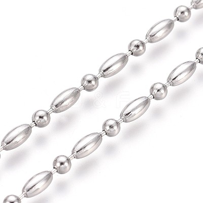 Non-Tarnish 304 Stainless Steel Ball Chains CHS-L024-023B-1