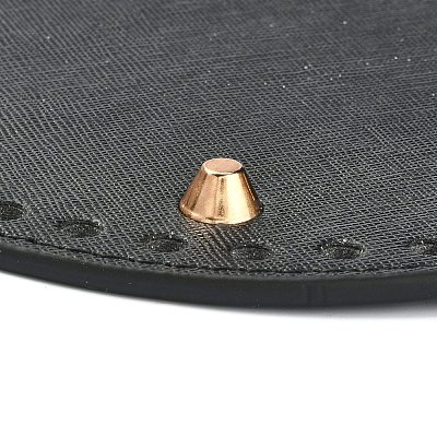 PU Leather Flat Round Bottom X-FIND-P001-03A-01-1