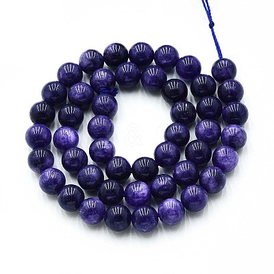 Natural Quartz Beads Strands G-N355-8mm-54-1
