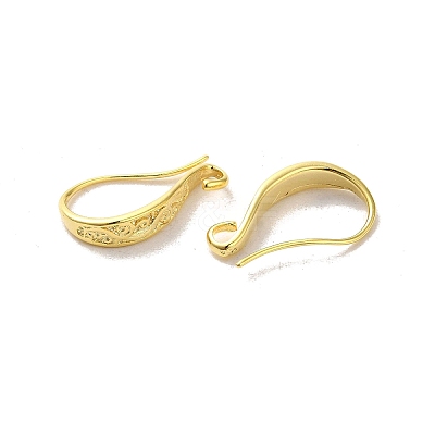 Brass Earring Hooks FIND-Z039-25G-1