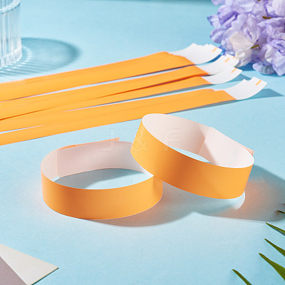 Luminous Paper Disposable Wristbands BJEW-TAC0075-001D-1