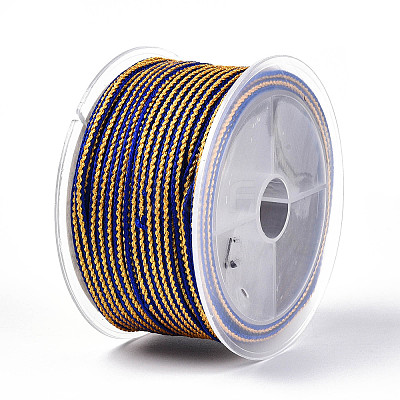 11M Polycotton Metallic Braided Cord OCOR-N008-01B-1